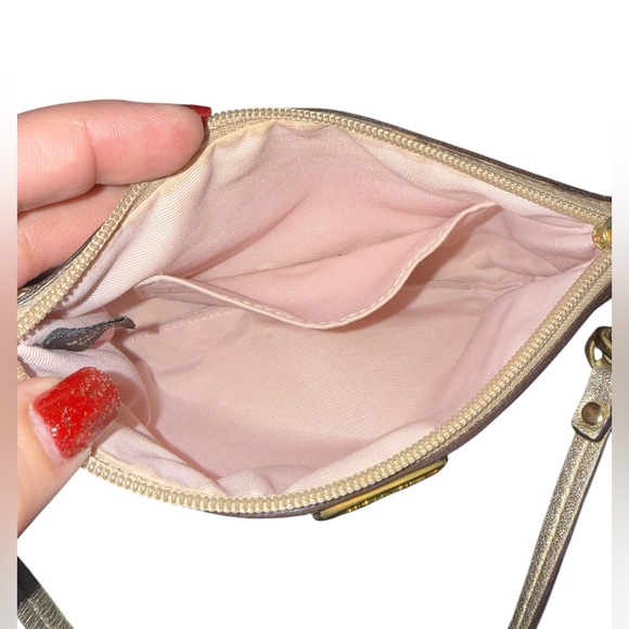 Coach Poppy Kyra Satin Medium Wristlet (EUC) - Picture 6 of 7